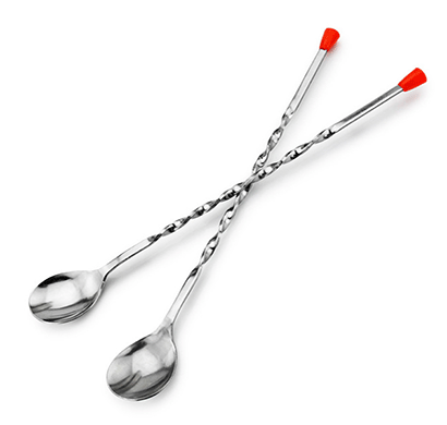 bar spoon 11 ( red knob )